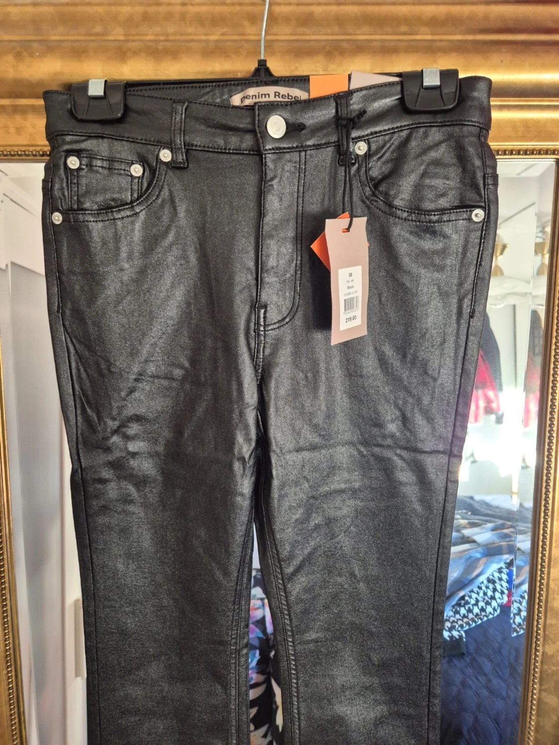 Svarta skinny jeans från Denim Rebel - 2