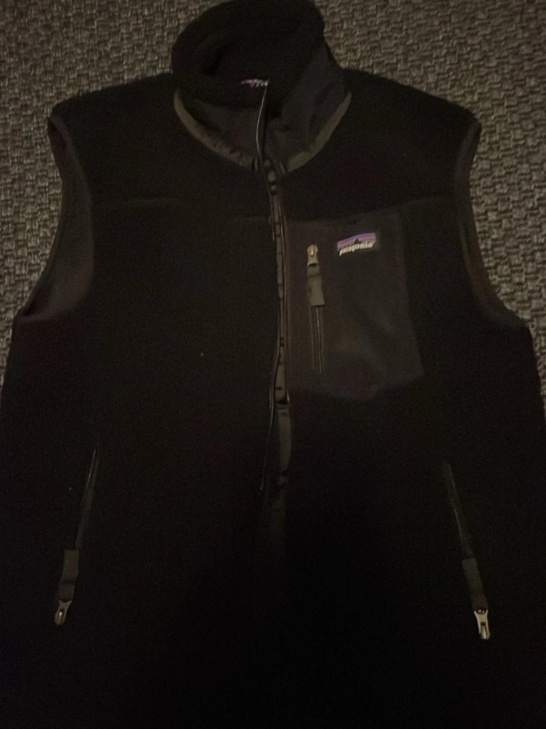 Svart fleeceväst från Patagonia