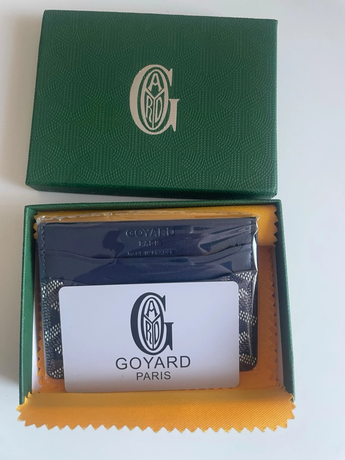 Blå plånbok med mönster - 3