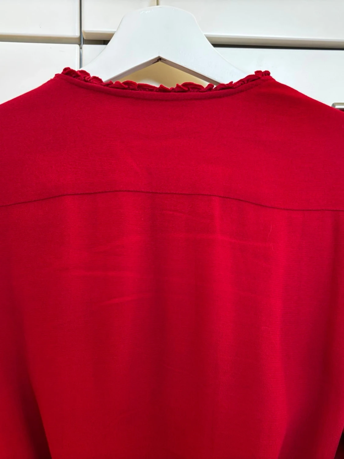 Röd midiklänning från MAX&Co. Storlek UK 10/S - 4