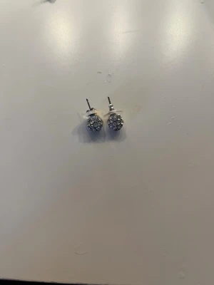 Örhängen  - Glittriga runda örhängen 