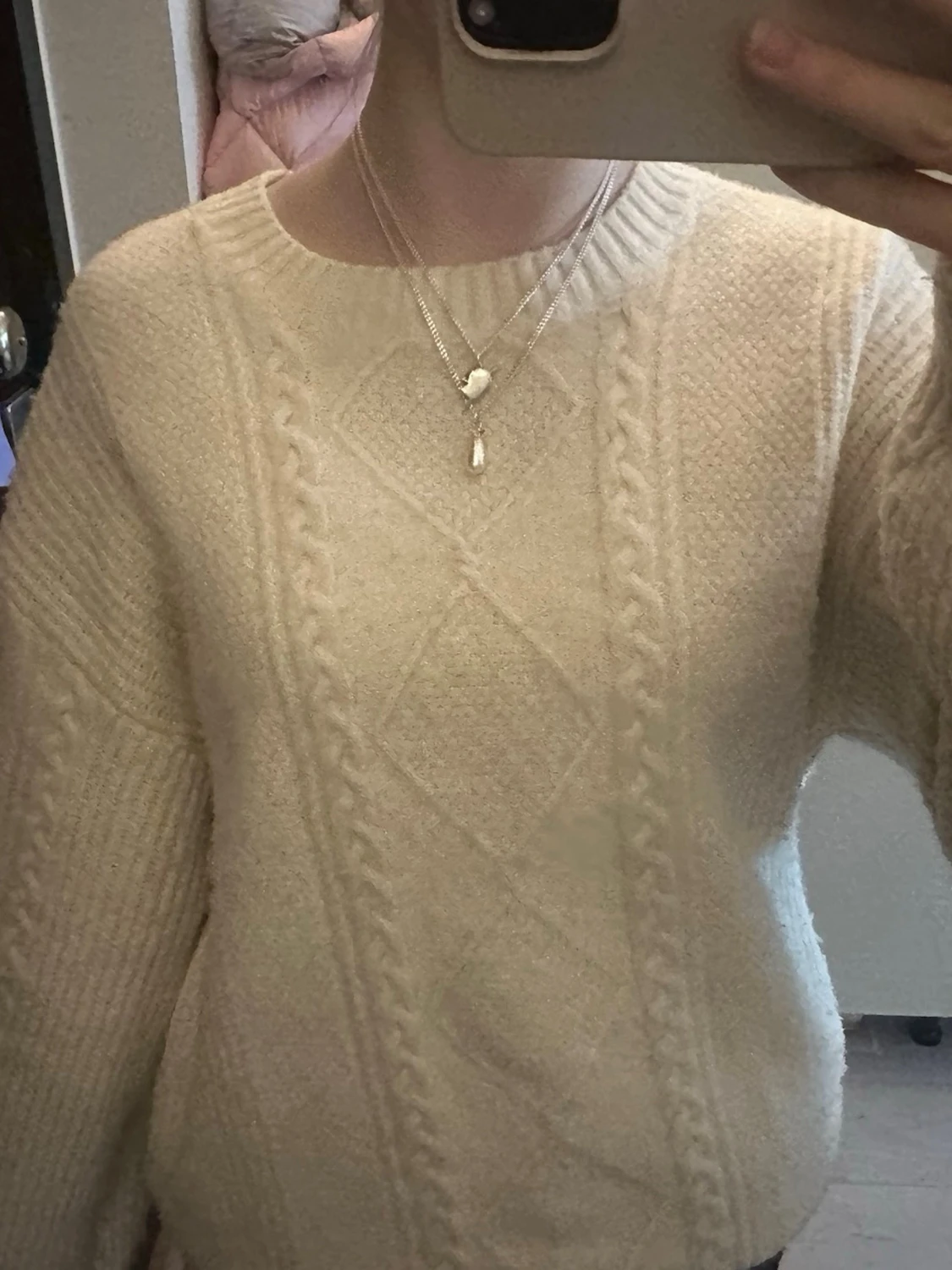 Stickad tjocktröja❤️