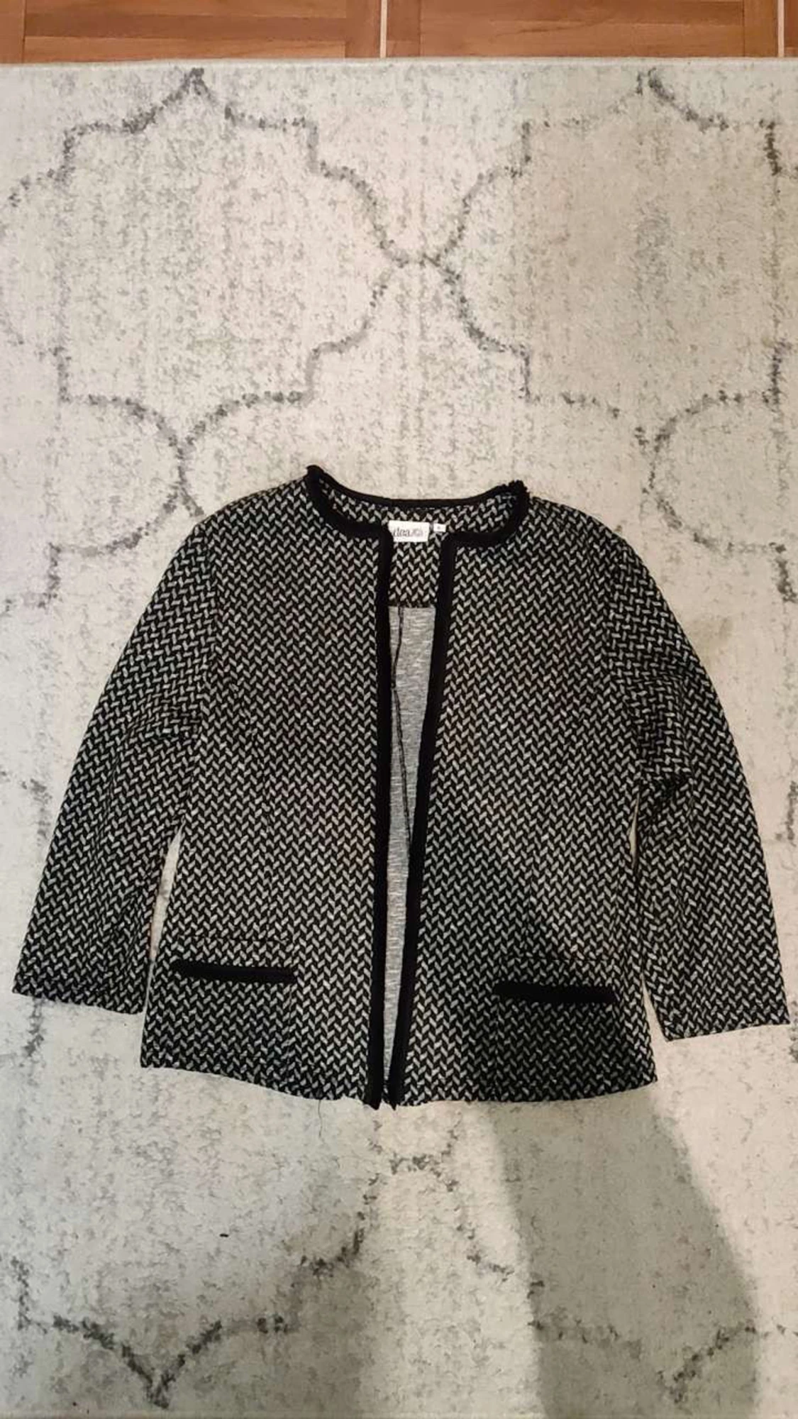 Svartvit cardigan jacka från InWear - 1