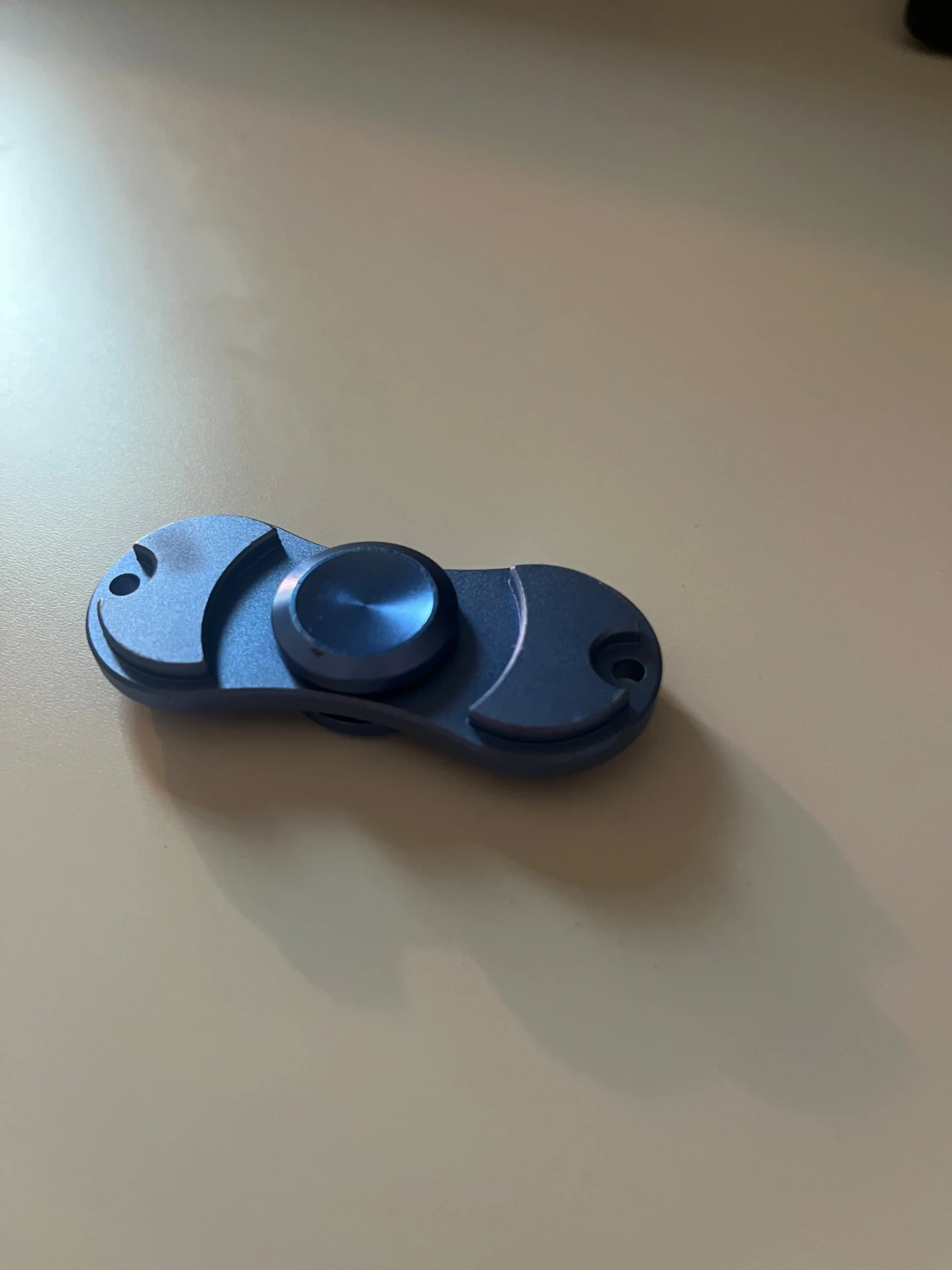 Fidget Spinner (blå metall)