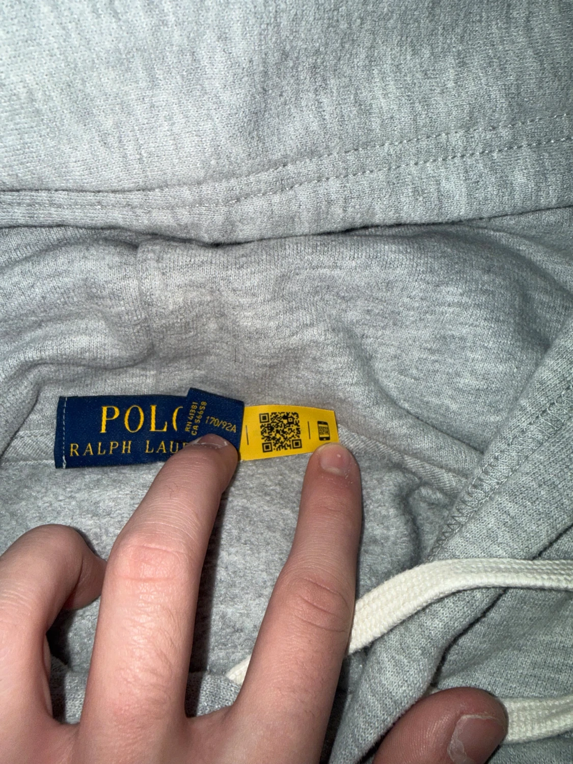 Grå Polo Ralph Lauren hoodie  - 3