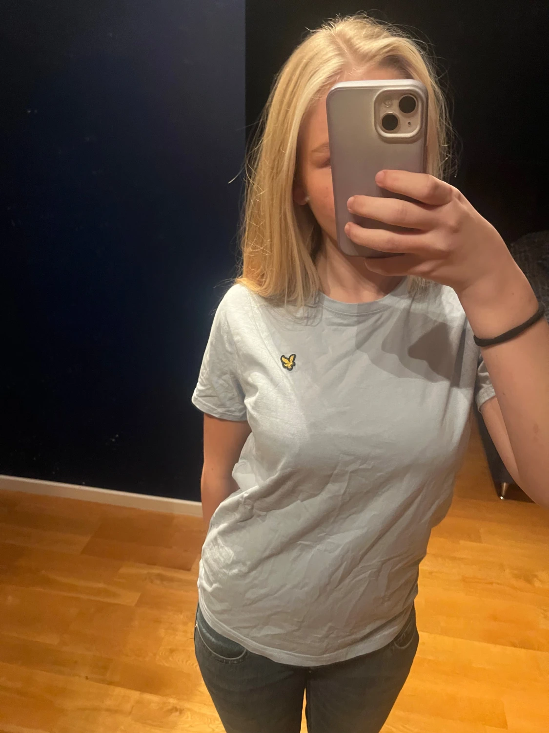 Ljusblå t-shirt från Lyle & Scott - 1