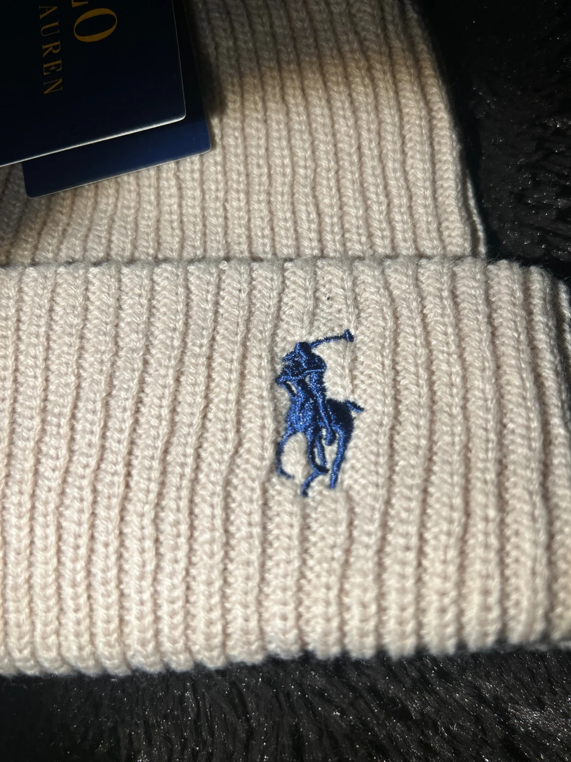 Beige mössa från Polo Ralph Lauren - 2