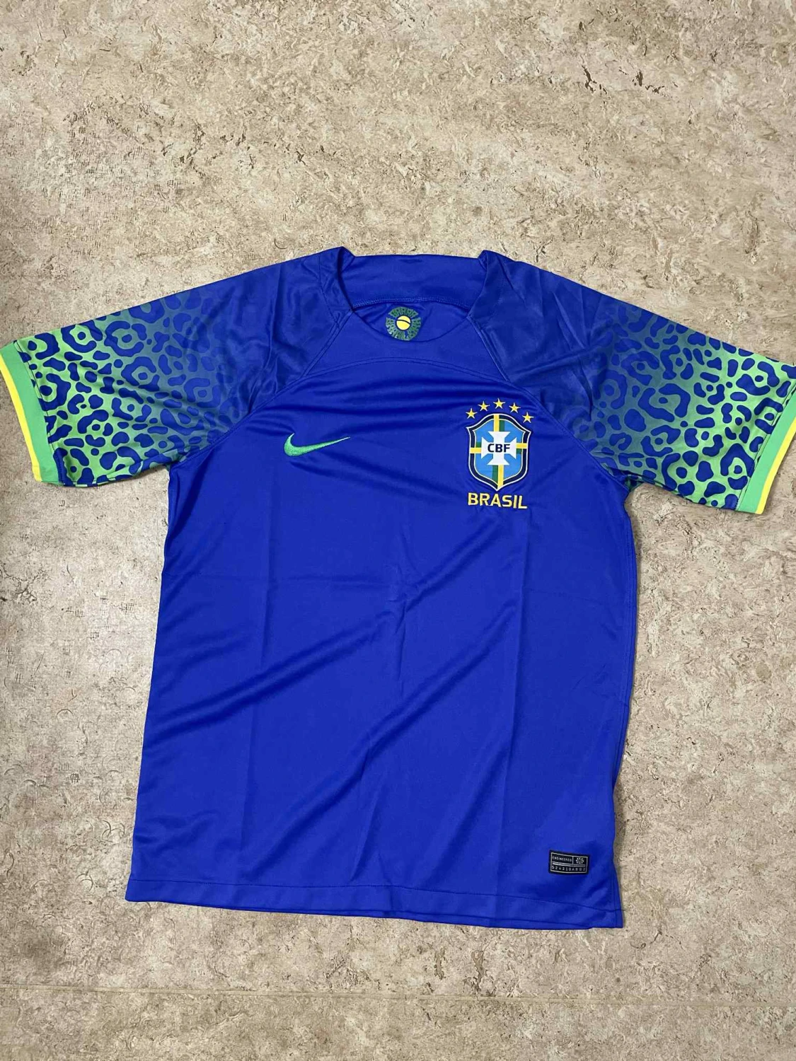 Blå Brasil fotbollströja Nike