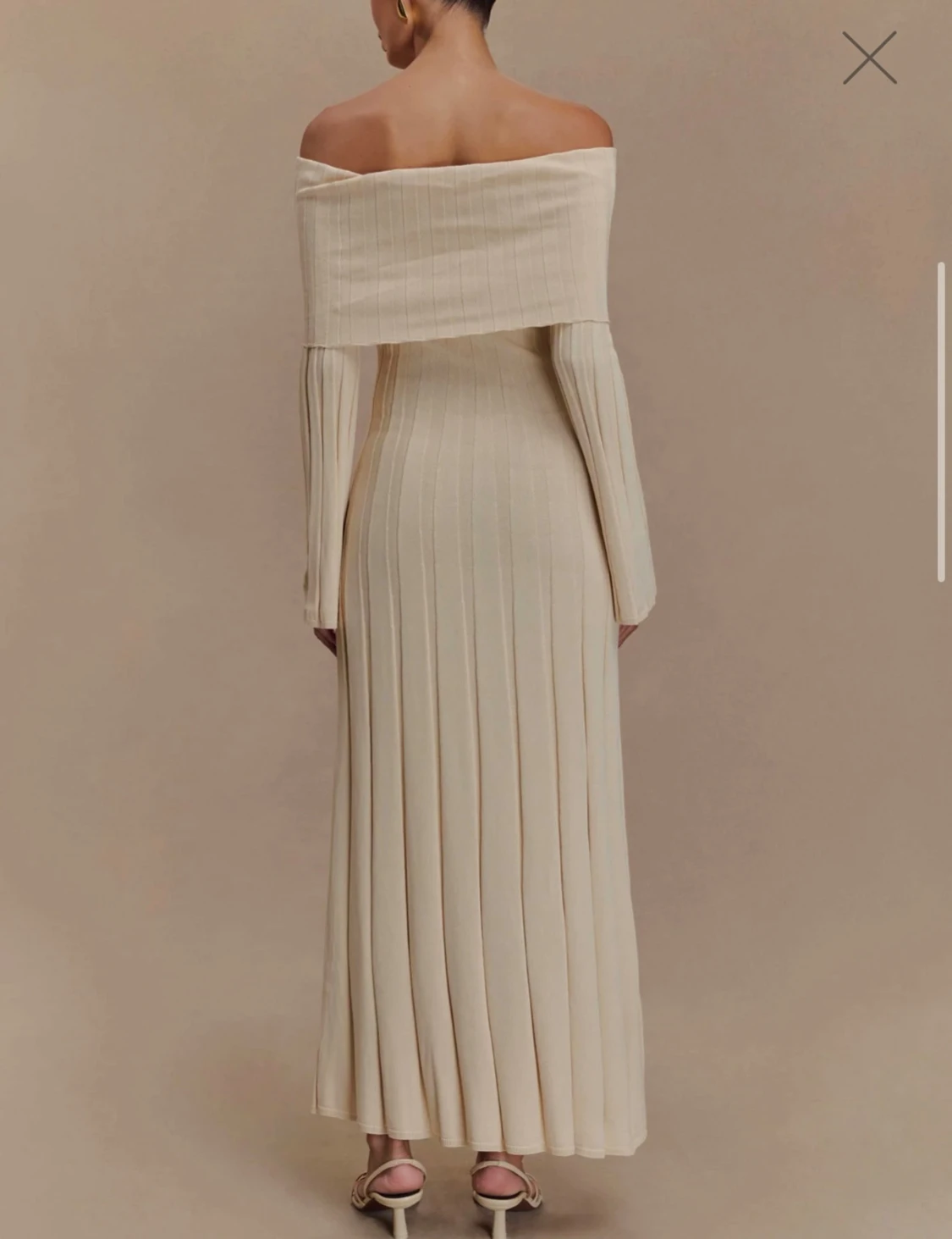 Meshki Alonza Long Sleeve Knit Midi Dress - 2