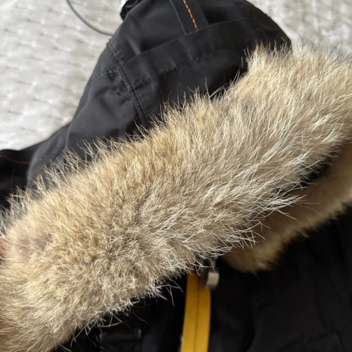 Svart Parajumpers parkas med päls - 1