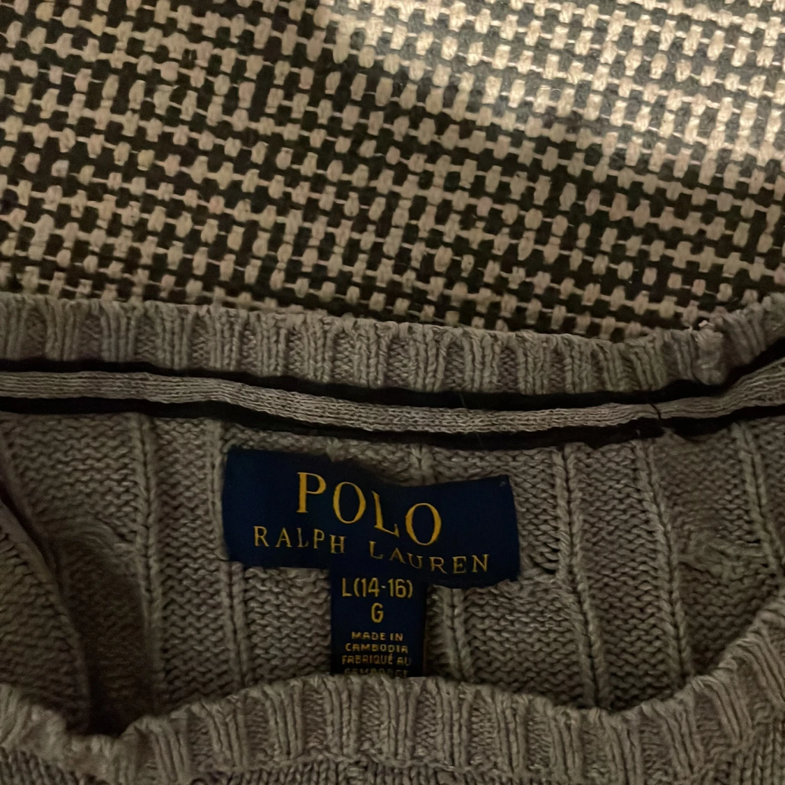 Grå stickad tröja Polo Ralph Lauren - 3