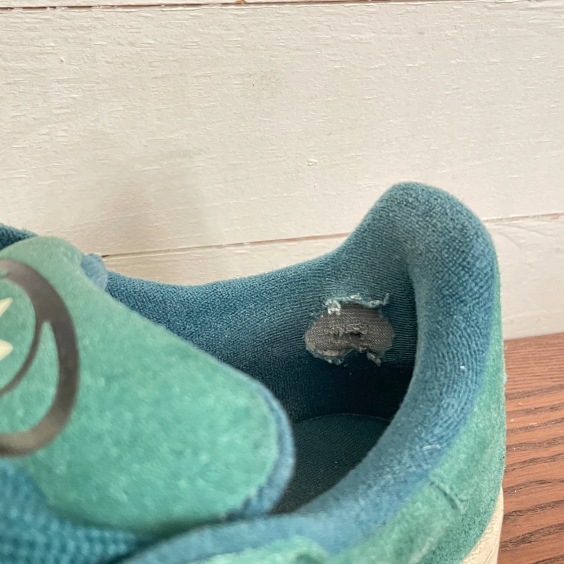 Adidas Campus gröna sneakers mocka - 1