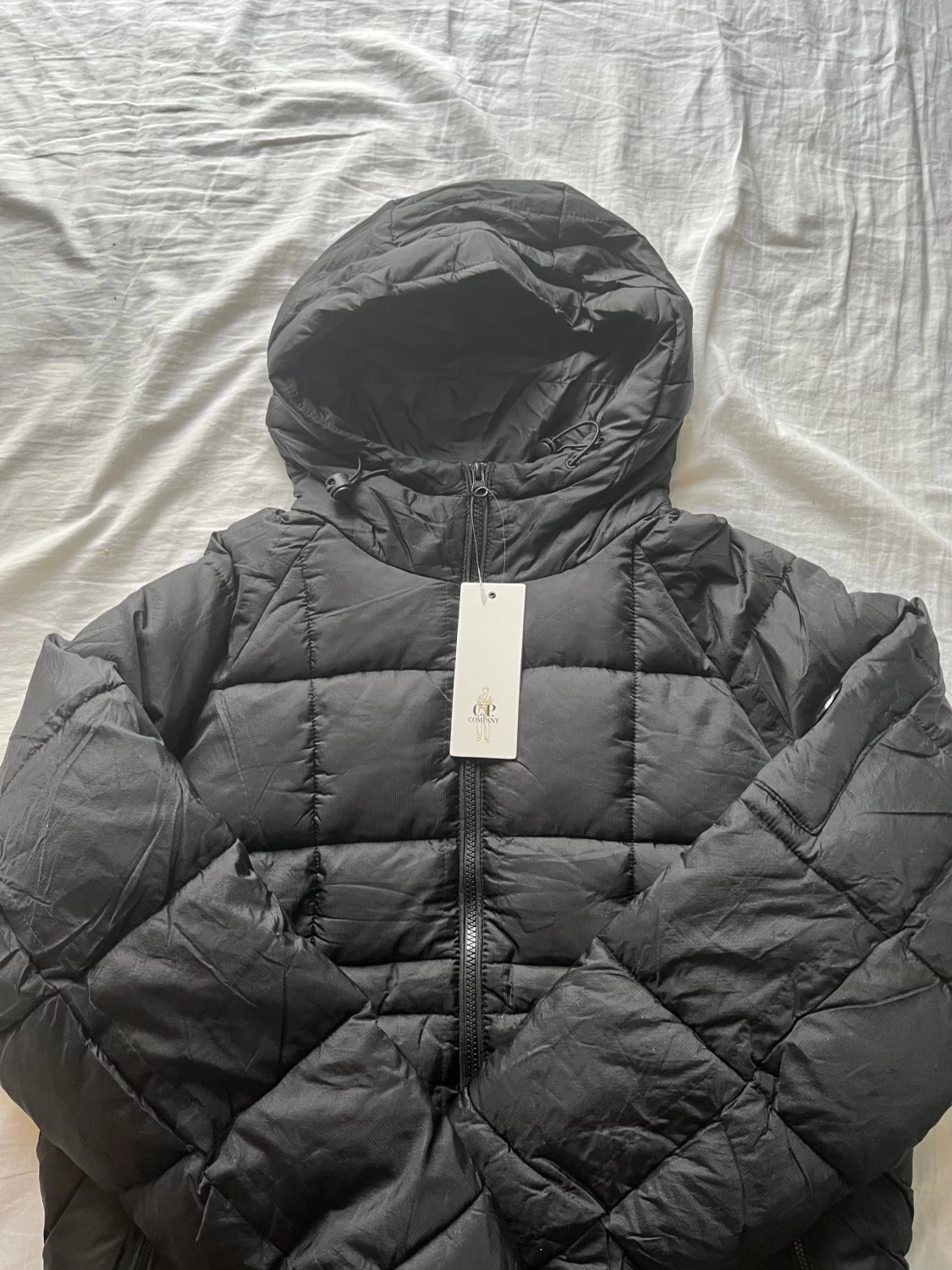 Svart pufferjacka från C.P. Company
