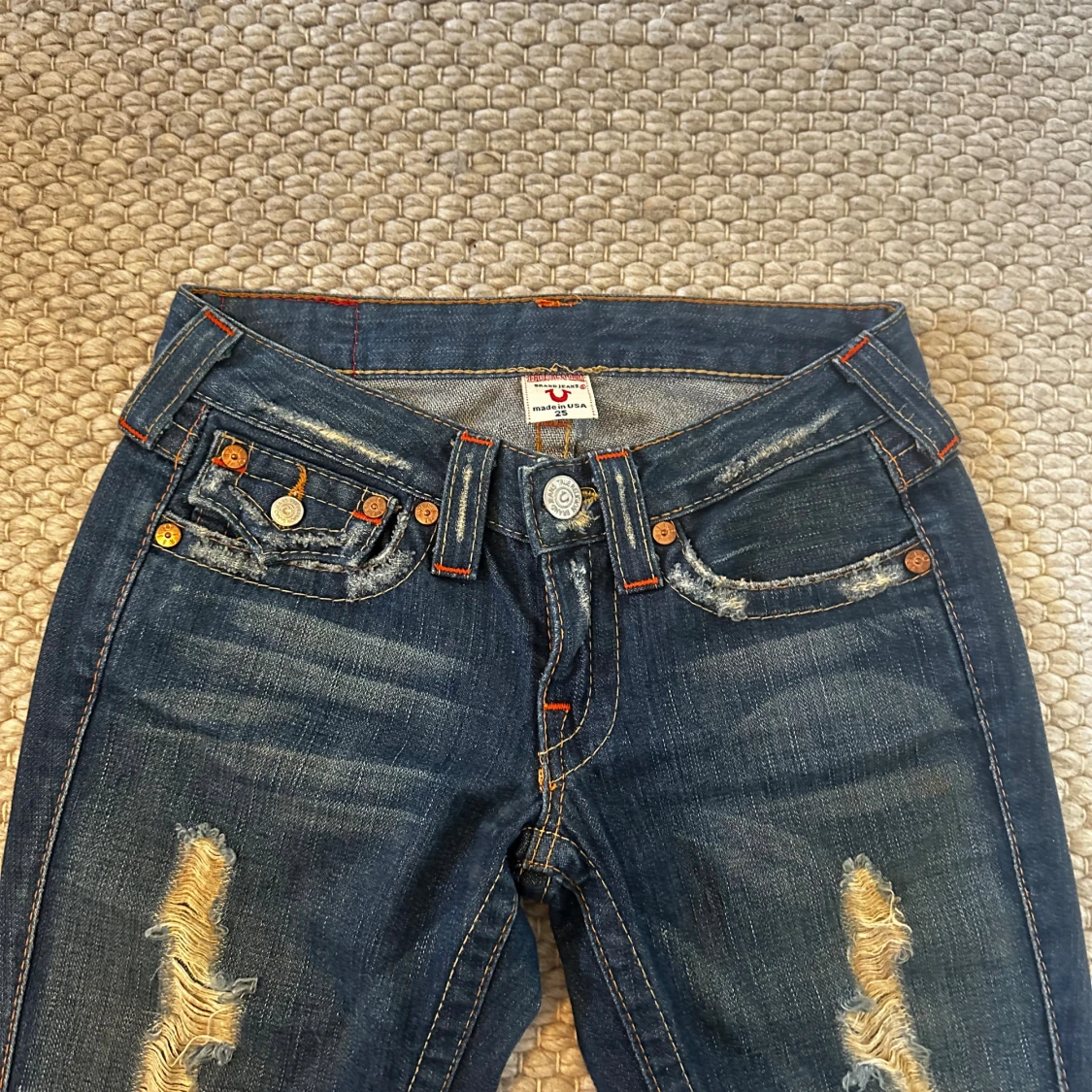 True Religion blå bootcut jeans - 1