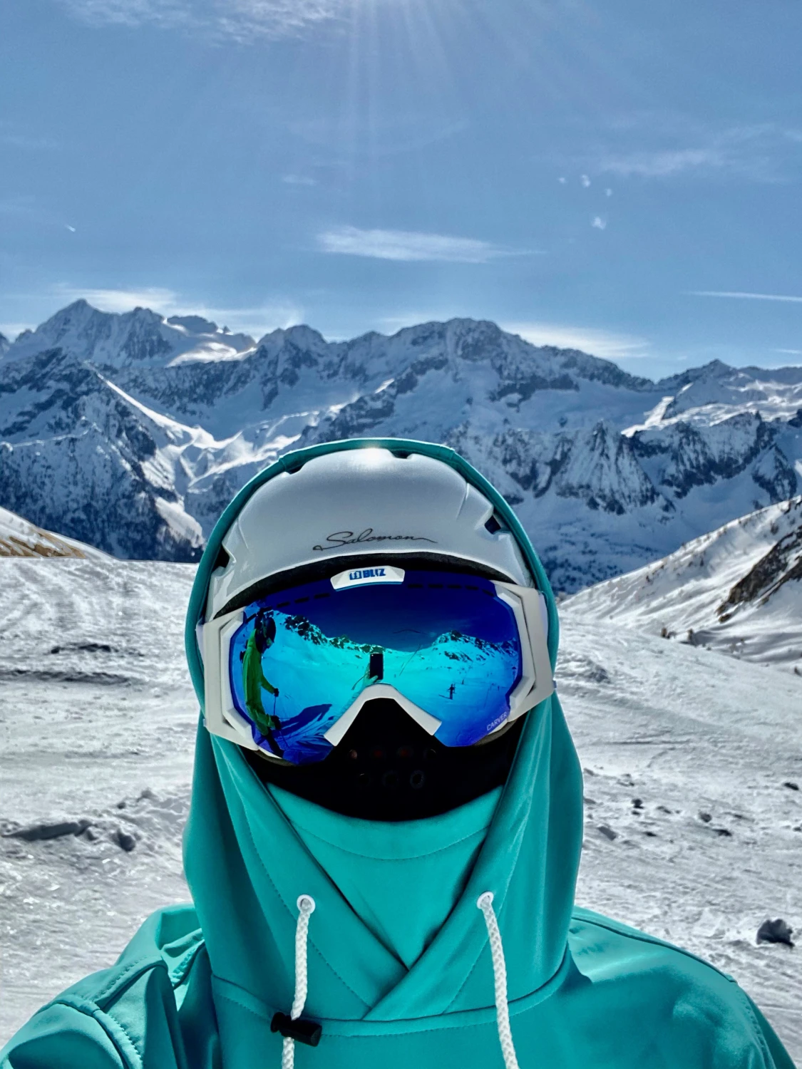 Turkos hoodie/jacka från Dope  - 1