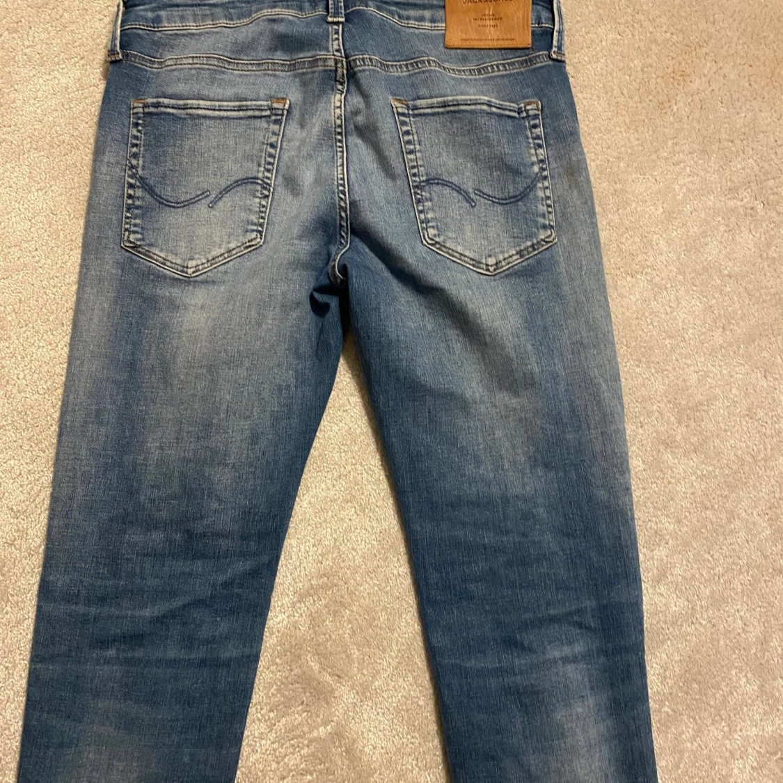 Slim Glenn blå jeans från Jack & Jones - 1