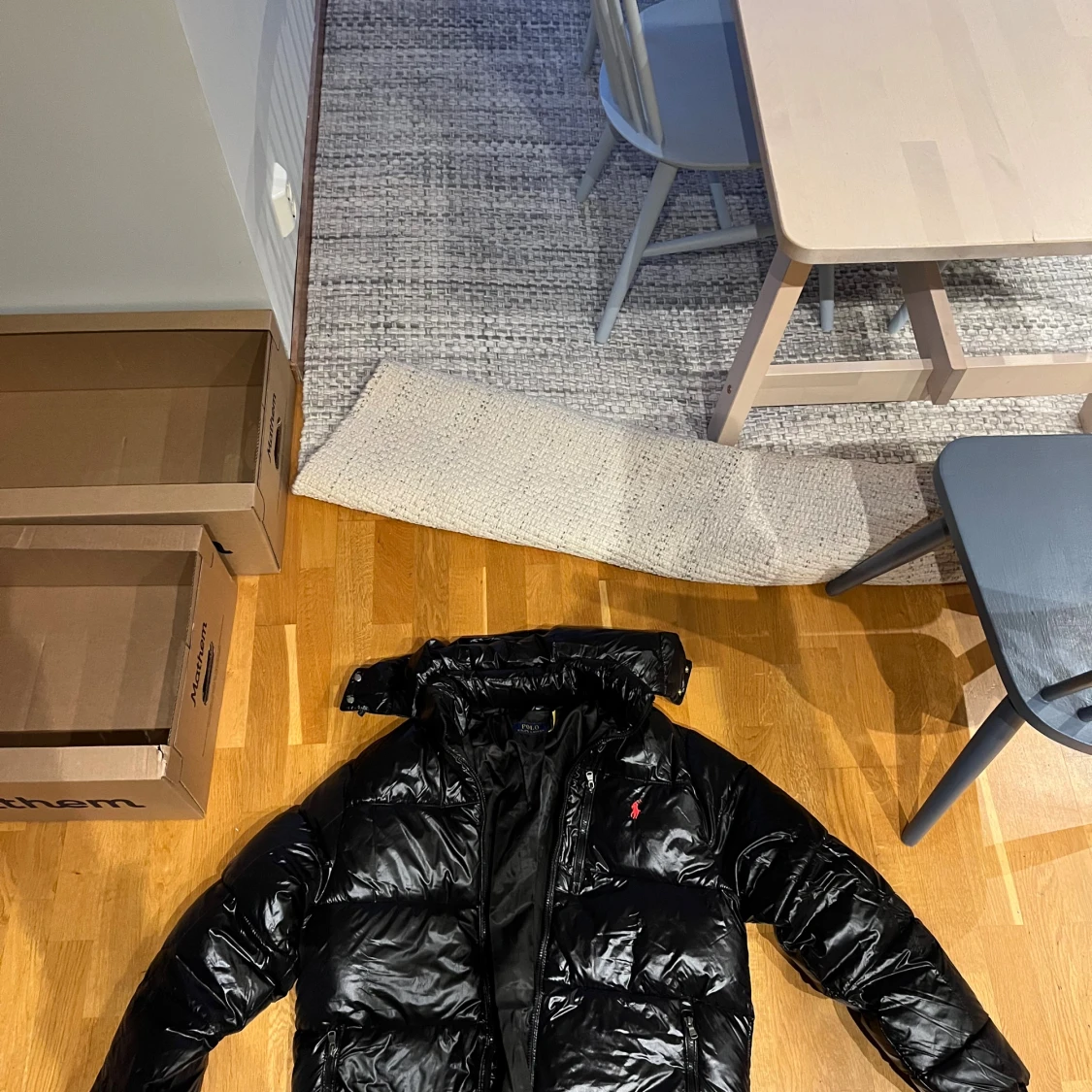 Svart pufferjacka från Polo Ralph Lauren