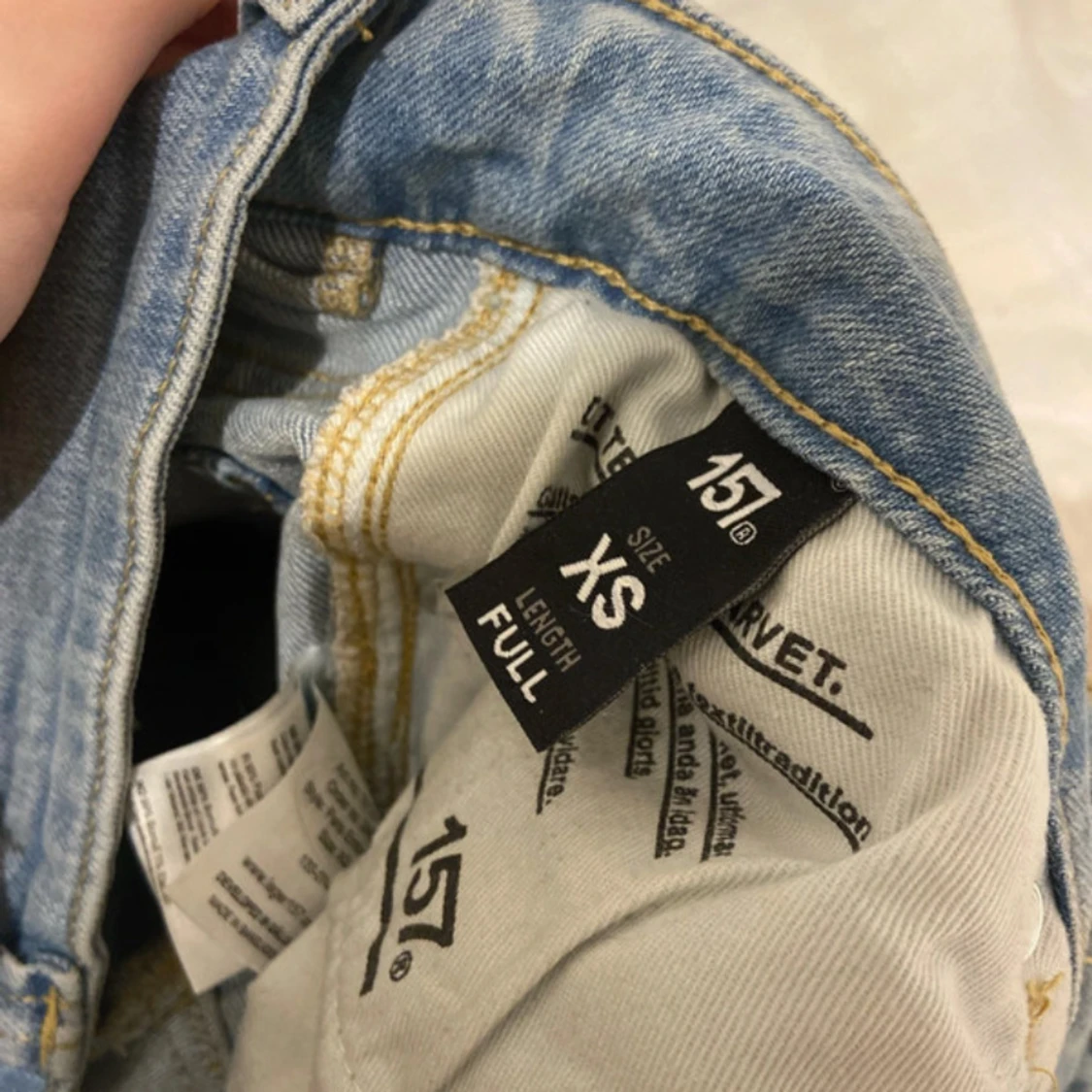 Bootcut jeans med broderi från 157 XS - 3