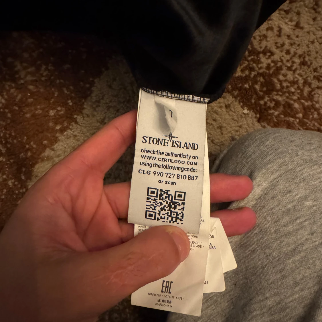 Svart sweatshirt från Stone Island - 4