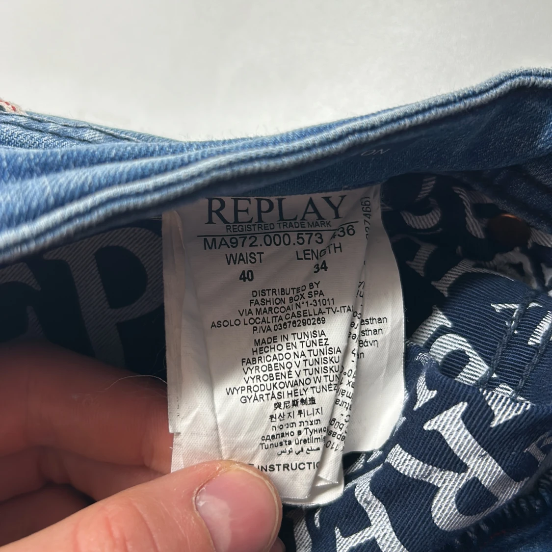 Replay grover slim straight fit - 93