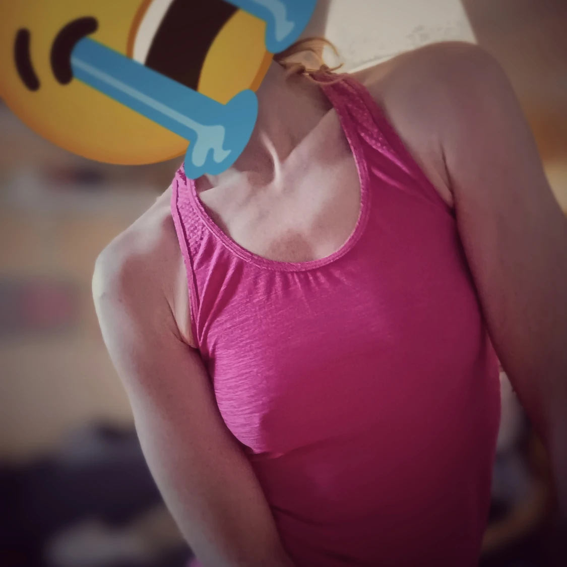 Rosa tränings linne - 4