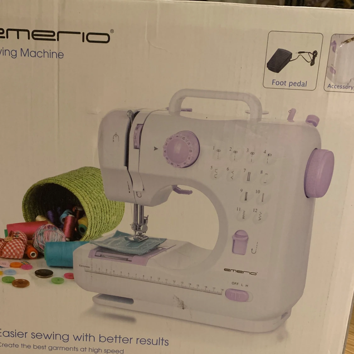 Emerio symaskin - 90