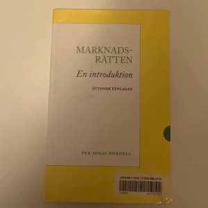 marknadsrätten - Bra bok, hade den till min juridik kurs. 
