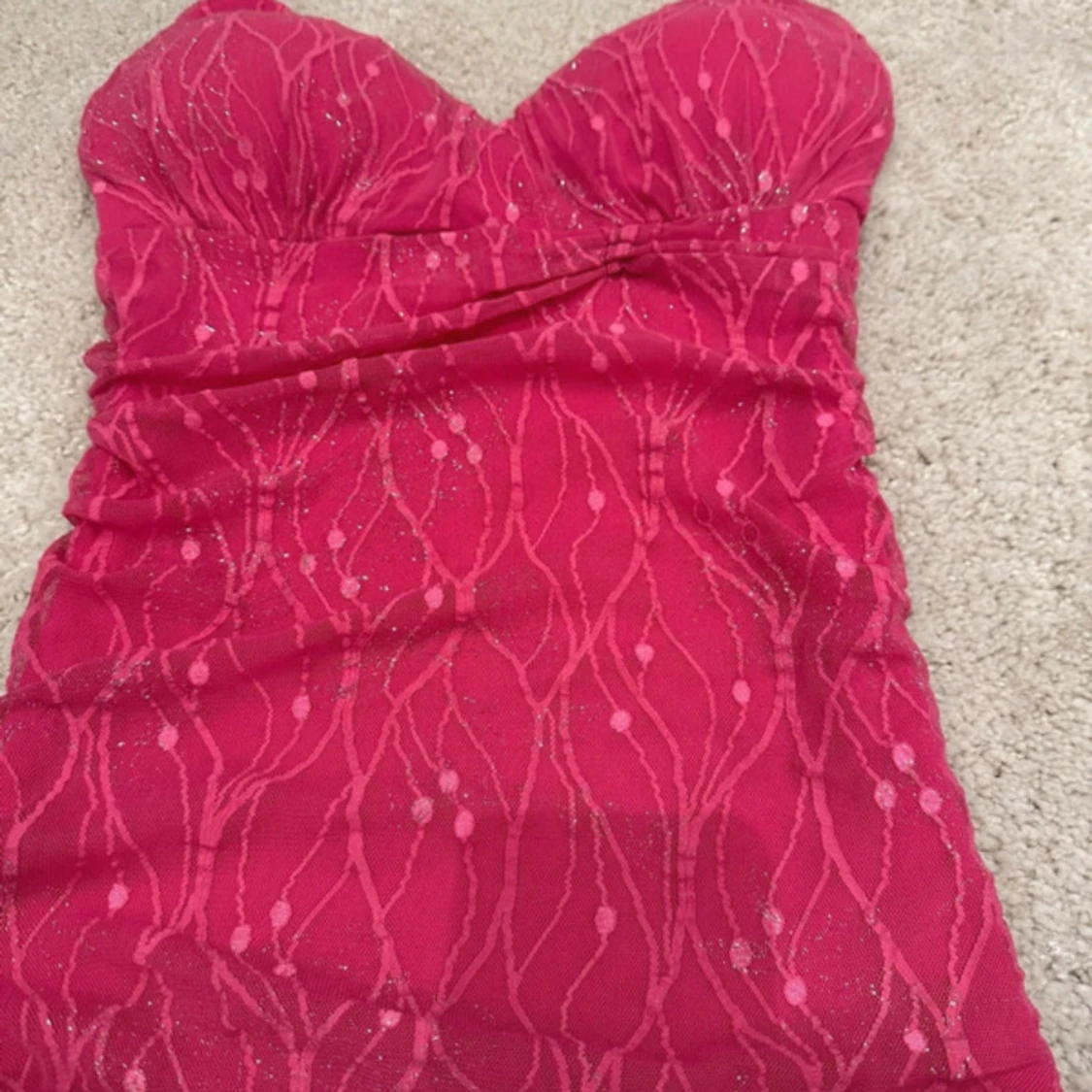 Y2k spets linne med glitter🫶