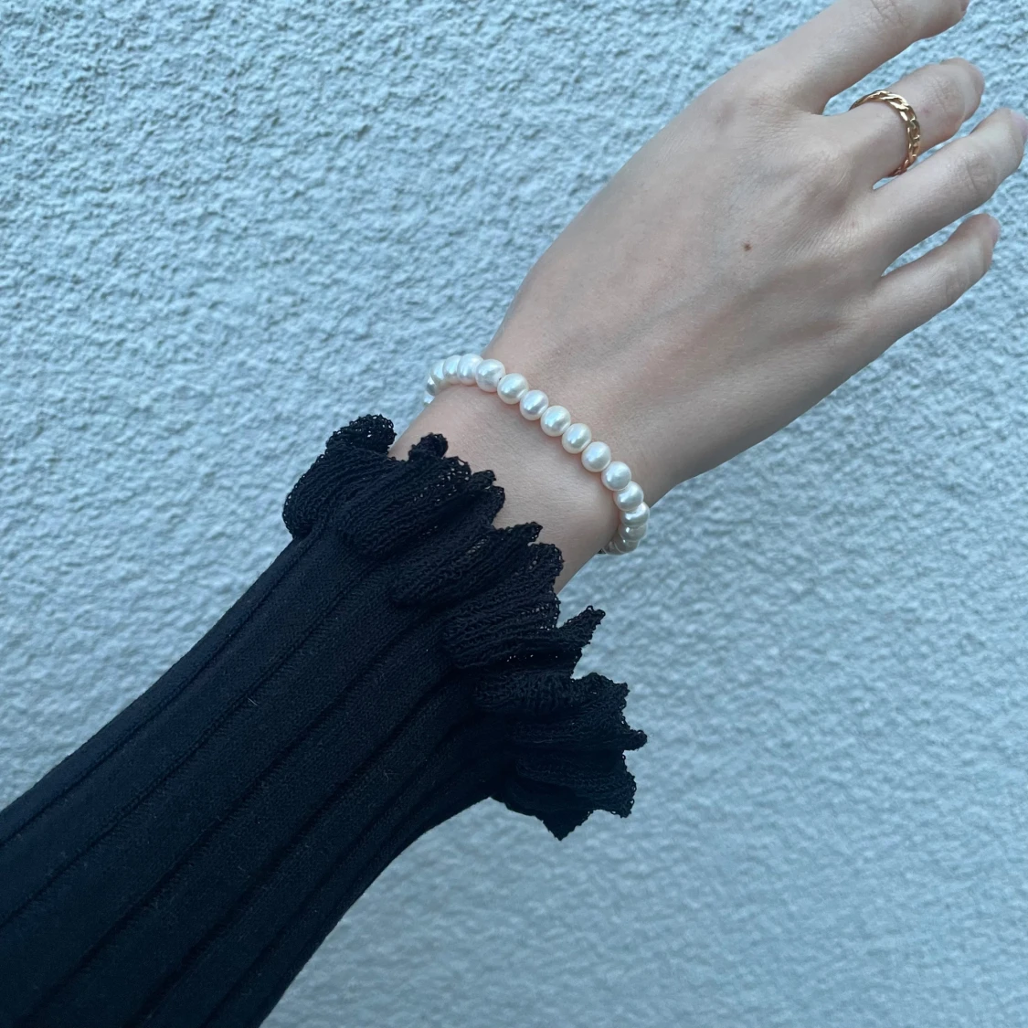 Svart topp/kofta - 91