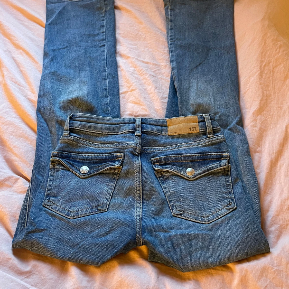Blå jeansbyxor från 157 - 91