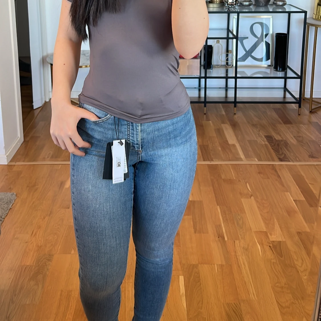 Blå skinny jeans💓Vera Moda  - 93