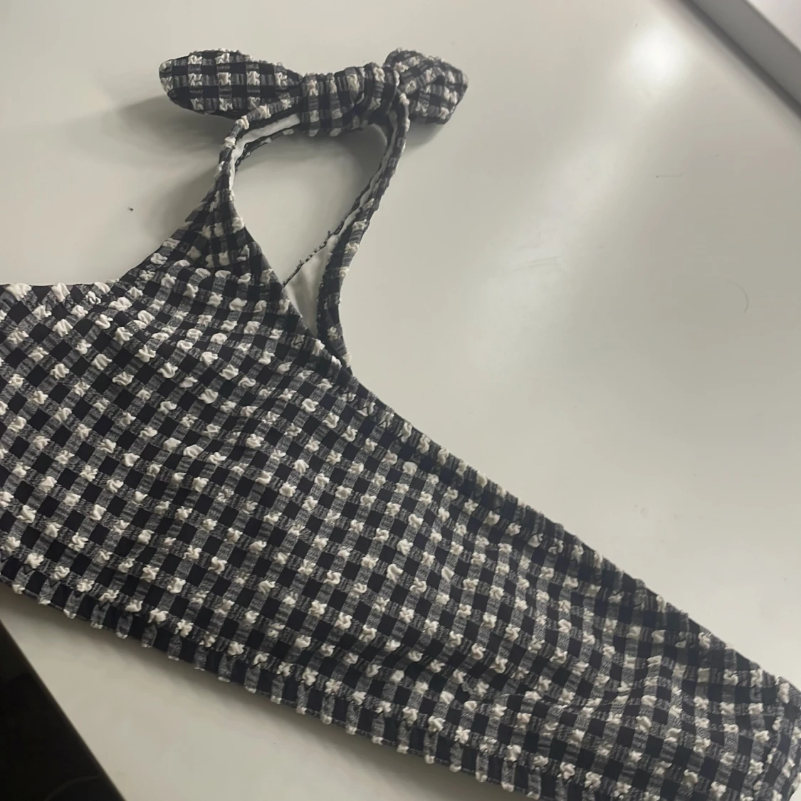 Svartvit rutig bikini - 2