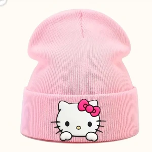Söt mössa med Hello Kitty! - Söt rosa mössa i Onesize med Hello Kitty-motiv. Ny! 
