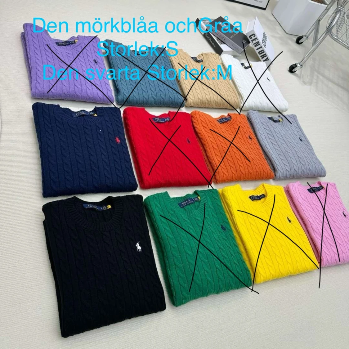 Svart stickad tröja från Ralph Lauren - 93