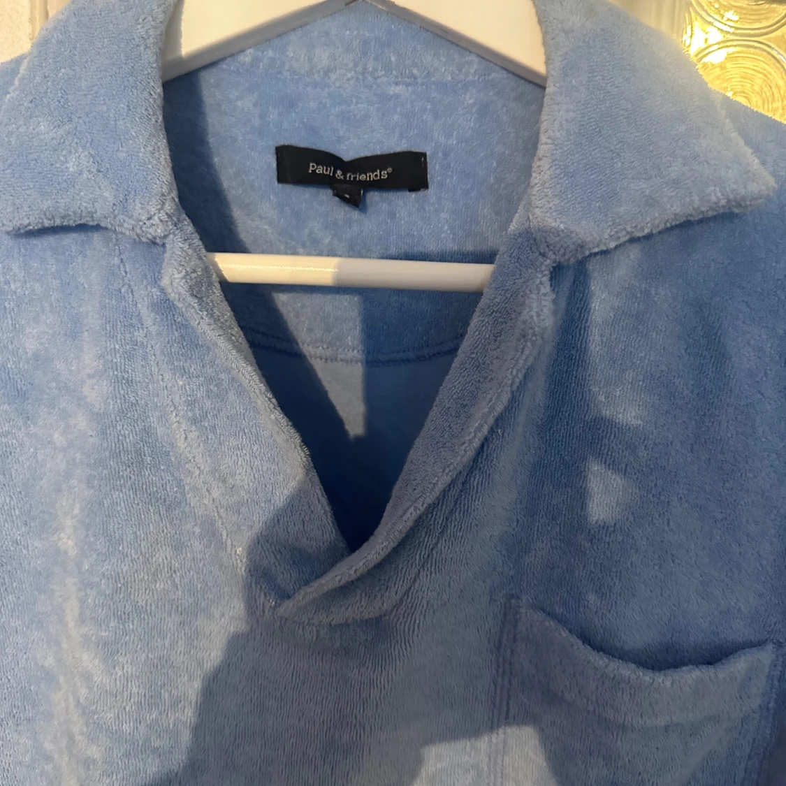 Blå frottétröja från Paul & friends - 90
