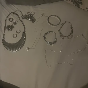 Smyckes bundle  - Säljer lite olika silversmycken. Ifrån shein så inte jätte bra kvalite. Skriv för mer bilder på dem.