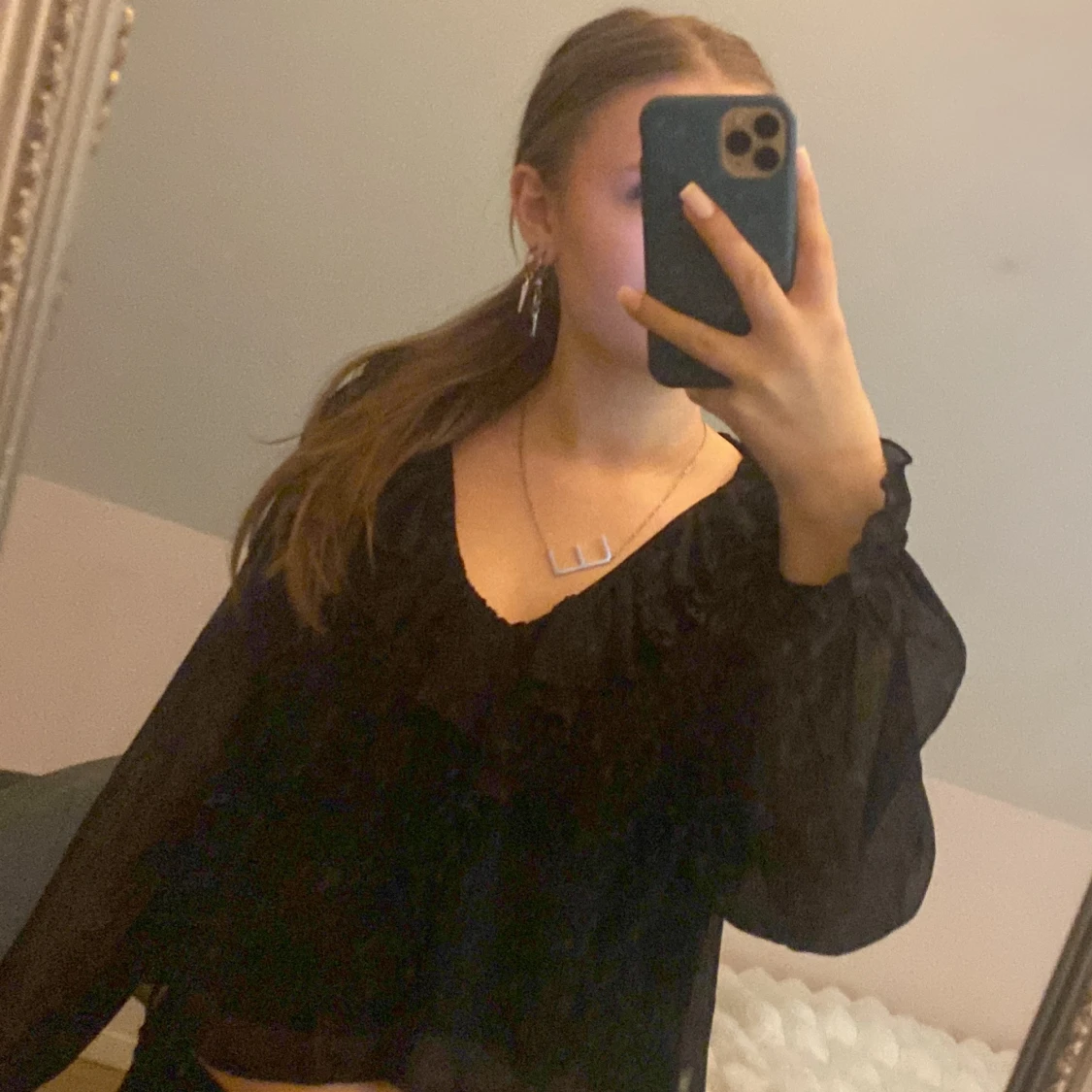 Svart blus från Zara - 90