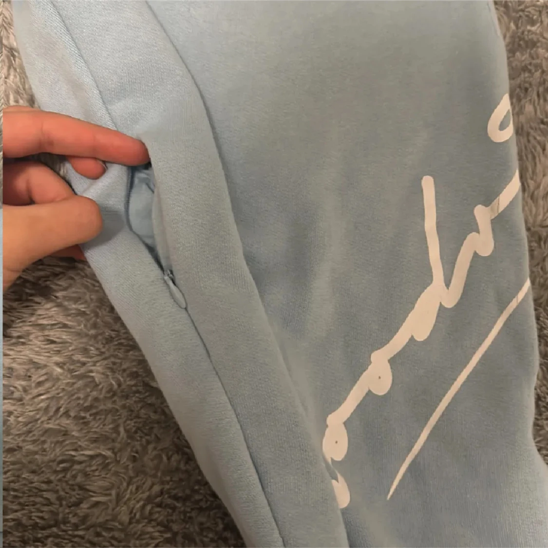 Ljusblå mjukisbyxor från Hoodrich - 91