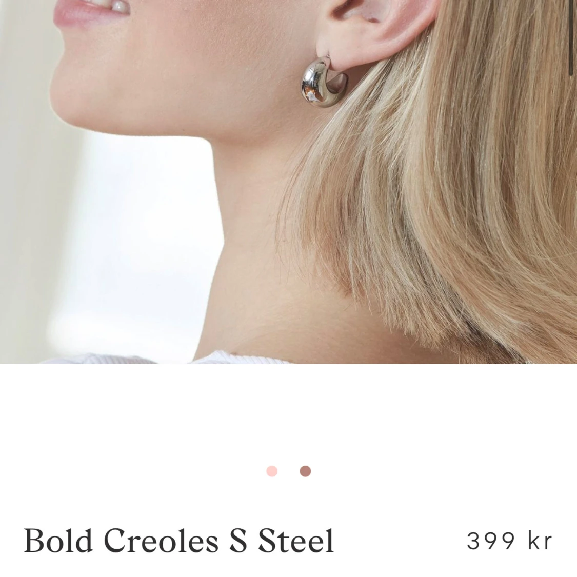 Bold Creoles i rostfritt stål