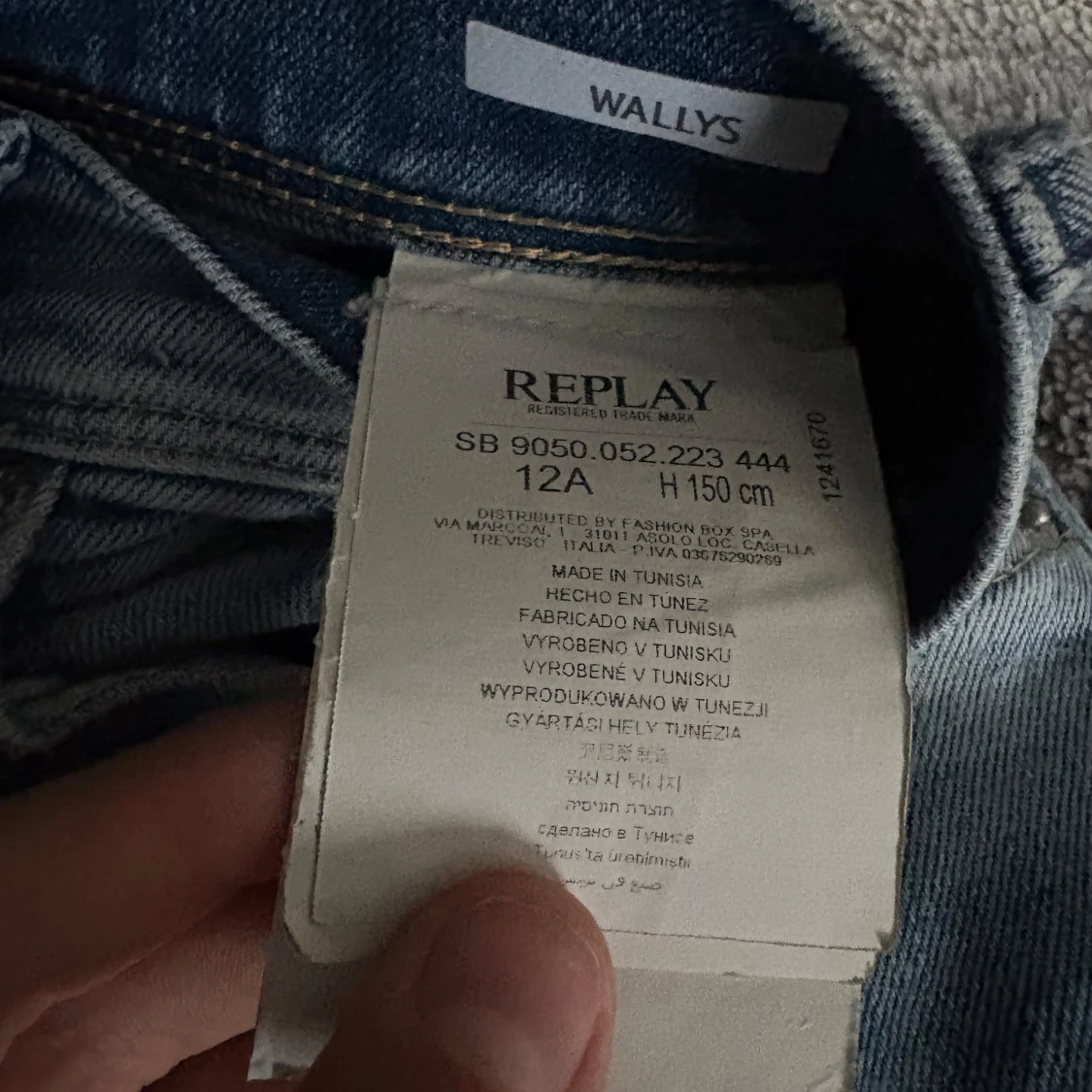 Ljus blåa Wallys(Barn) - 91