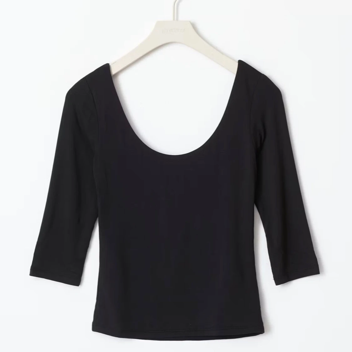 soft touch scoop neck top