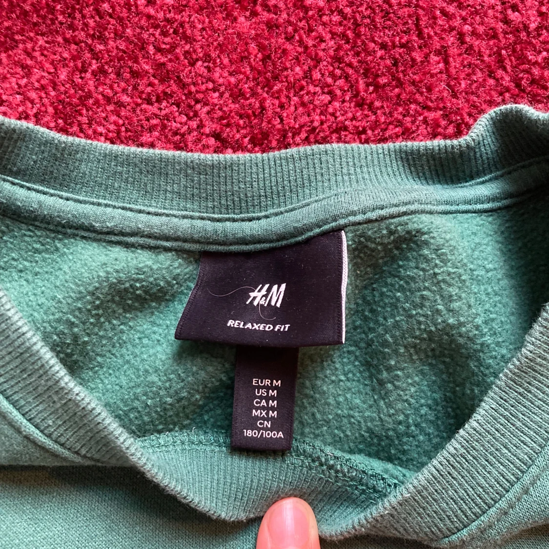 Grön sweatshirt  - 90