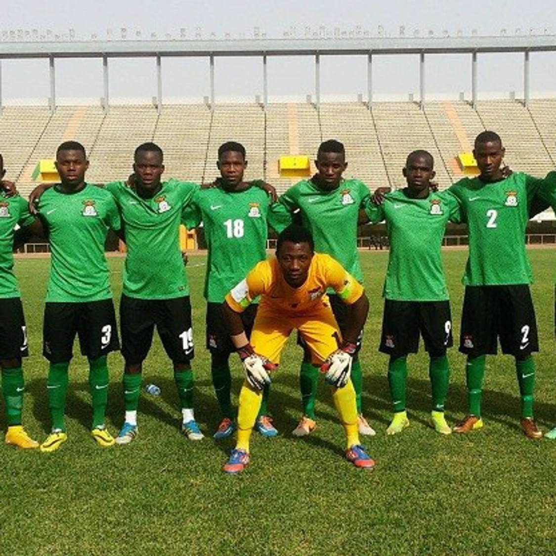 Zambia 2012 Hemmatröja 🟢🟠🇿🇲fotbollströja  - 91