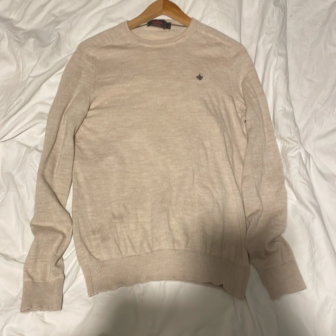 Stickad merinoull tröja