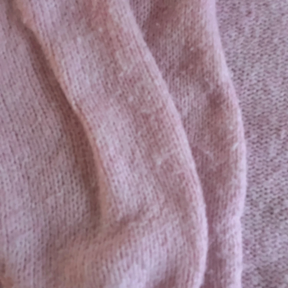 Rosa stickad kofta - 1