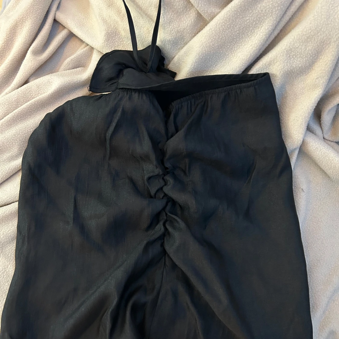 Svart halterneck topp - 1