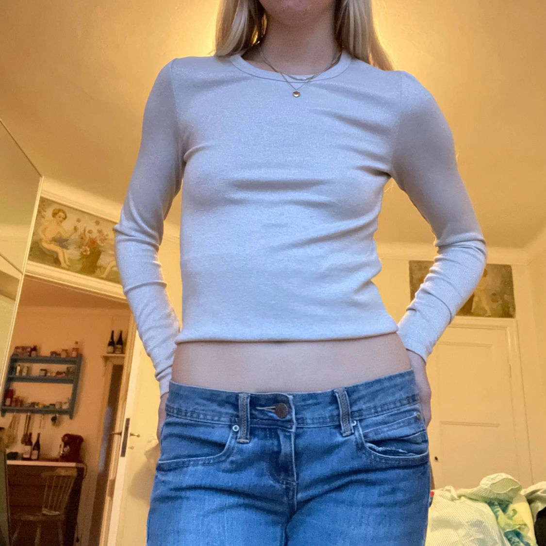 Glittrig tröja - 90