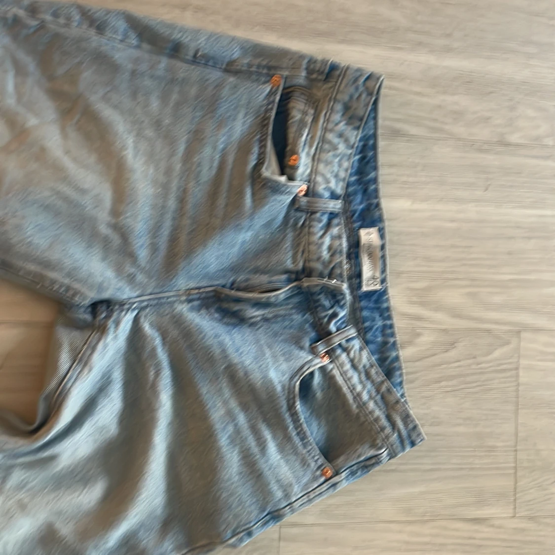 Raka lågmidjade jeans - 90