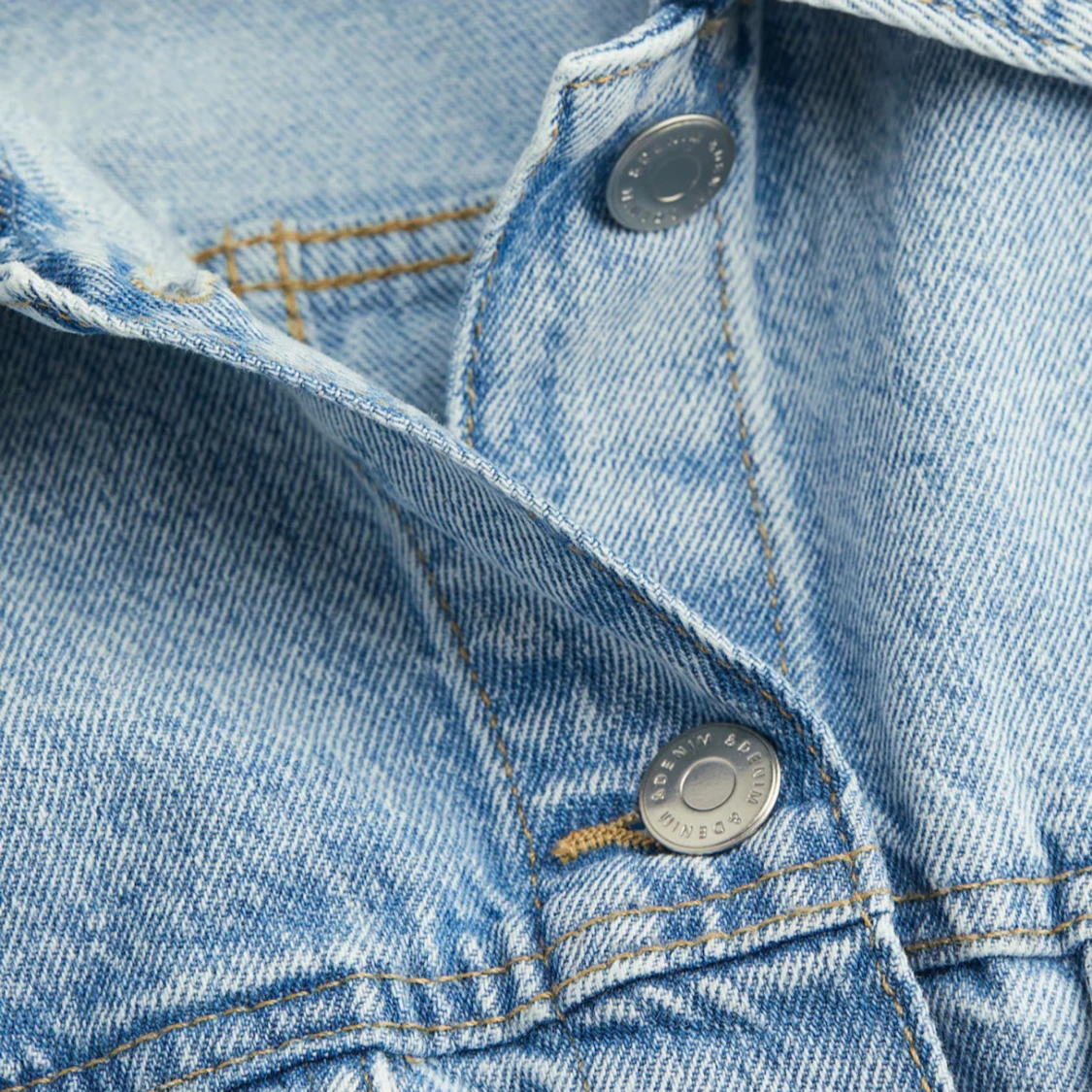 Jeansjacka med knyte - 92