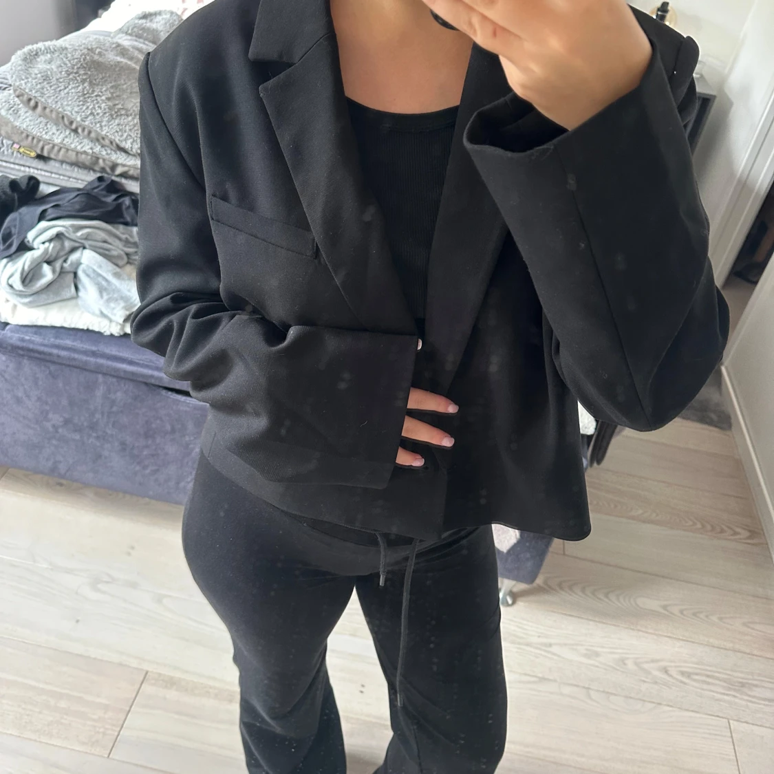 Croppad kavaj - Ginatricot - 91